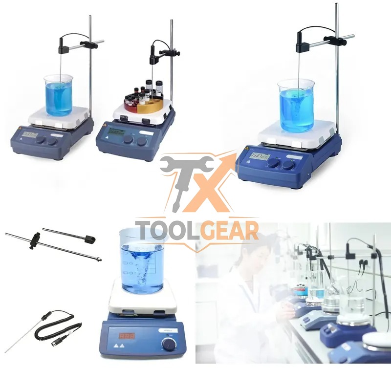 Lab Magnetic Stirrer Hot Plate - 2026 ¡Gran oferta! WEIAI MS7-H550-Pro Mezclador