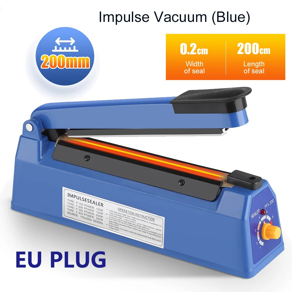 Plastic Bag Impulse Heat Sealer - Máquina selladora de impulso para cocina,