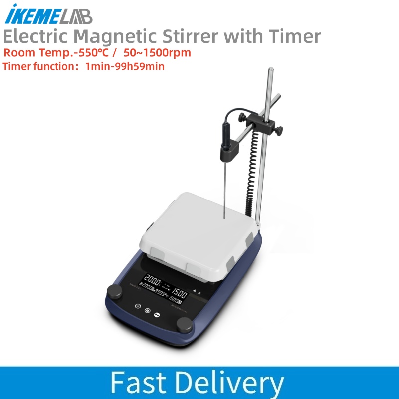 Lab Magnetic Stirrer Hot Plate - IKEME Agitador magnético con pantalla digital