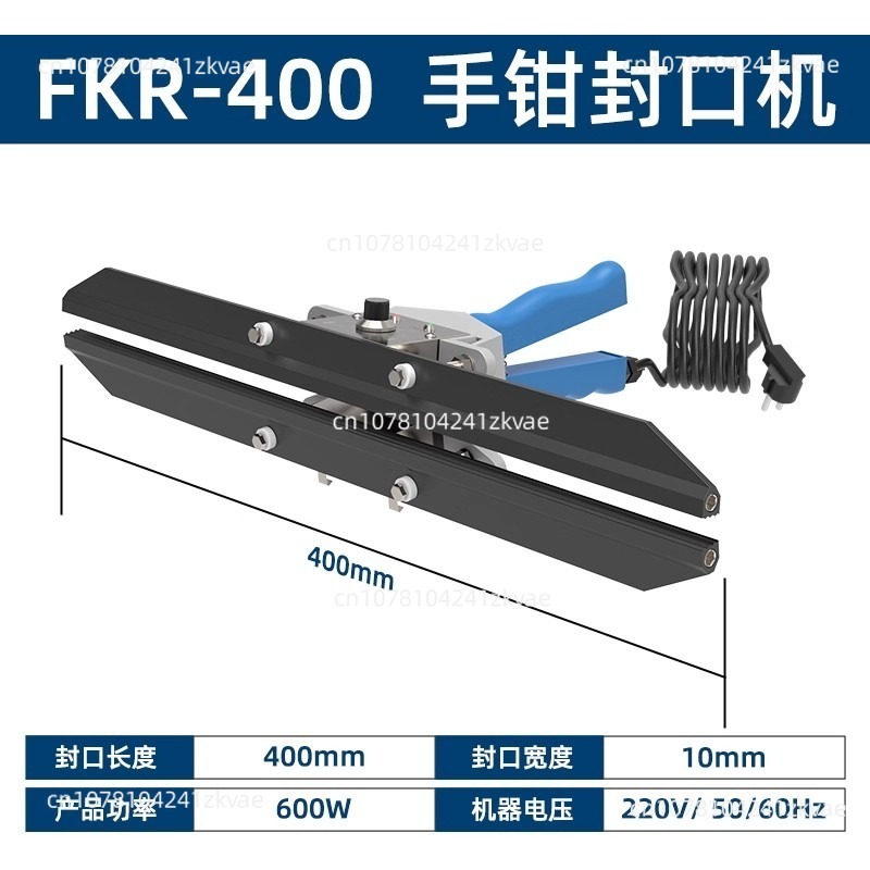 Plastic Bag Impulse Heat Sealer - Máquina de sellado FKR300, alicates de