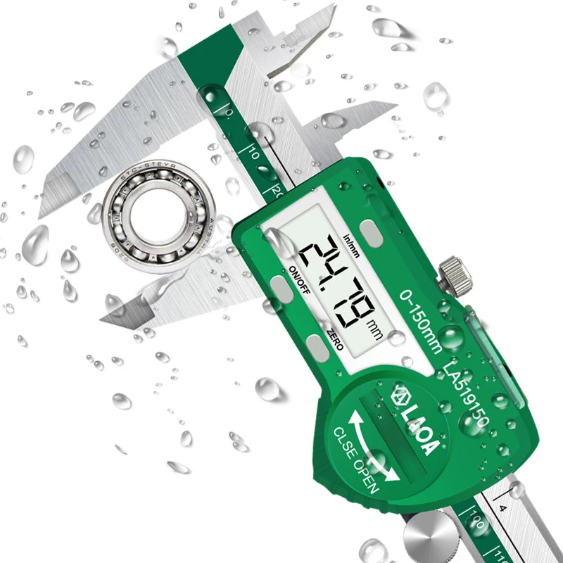 Digital Caliper 150Mm Stainless Steel - Calibrador Vernier Digital LAOA, 6 pulgadas,