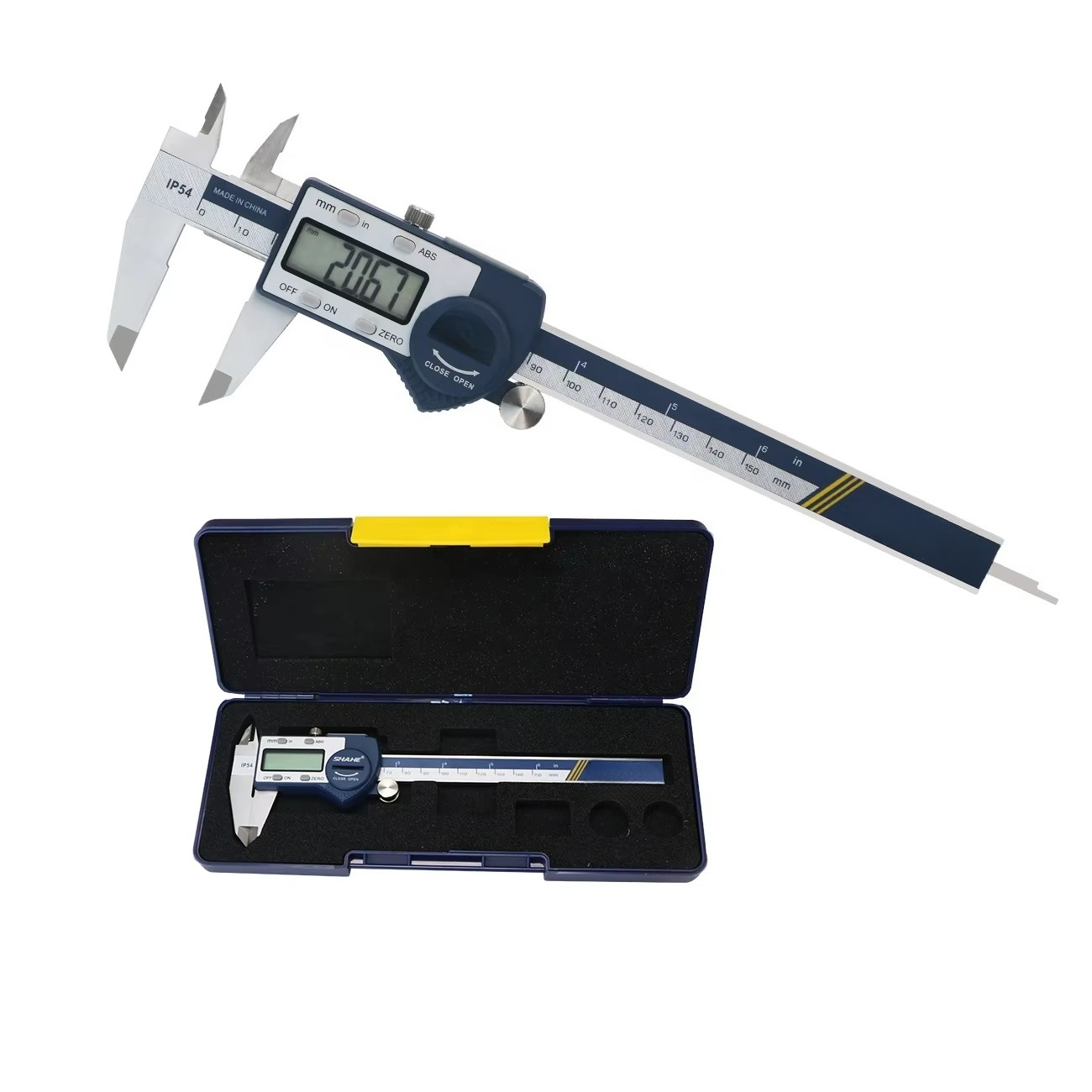 Digital Caliper 150Mm Stainless Steel - Calibrador Vernier digital IP54 de 0-150