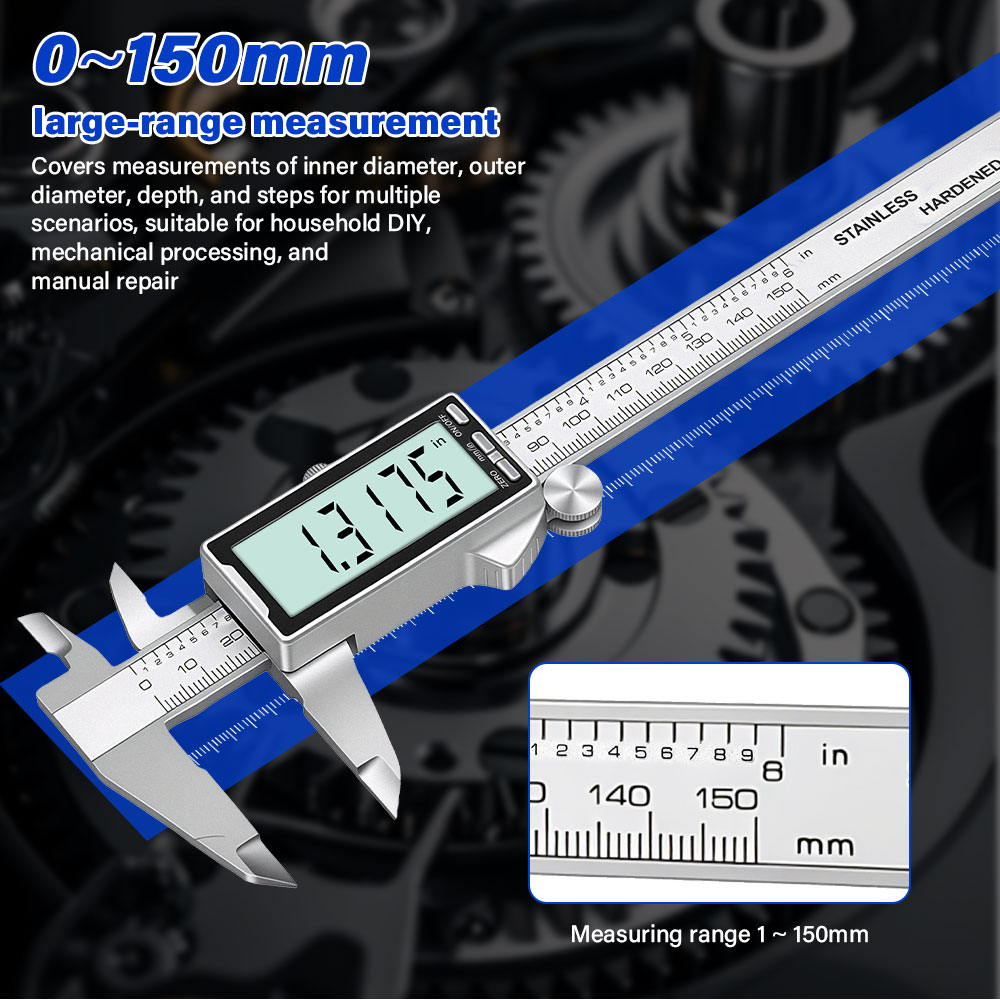 Digital Caliper 150Mm Stainless Steel - Nuevo Paquímetro Digital de Acero Inoxidable