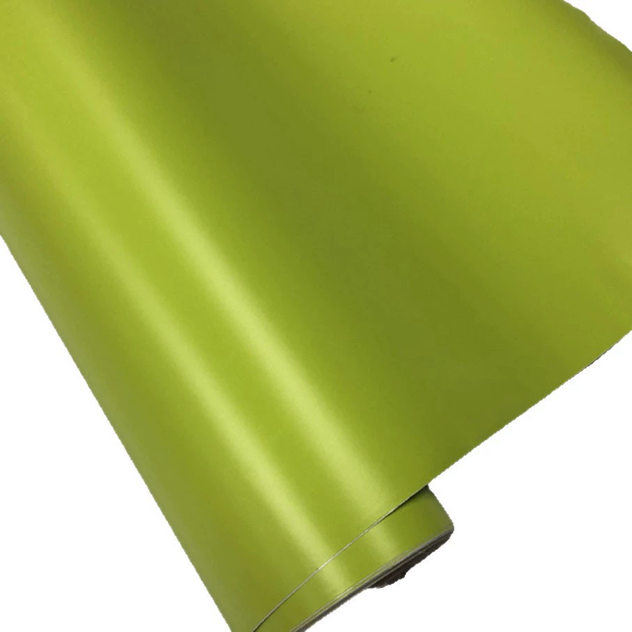 Air Bubble Wrap Roll Packaging - Vinilo Adhesivo Verde Limón Mate Premium
