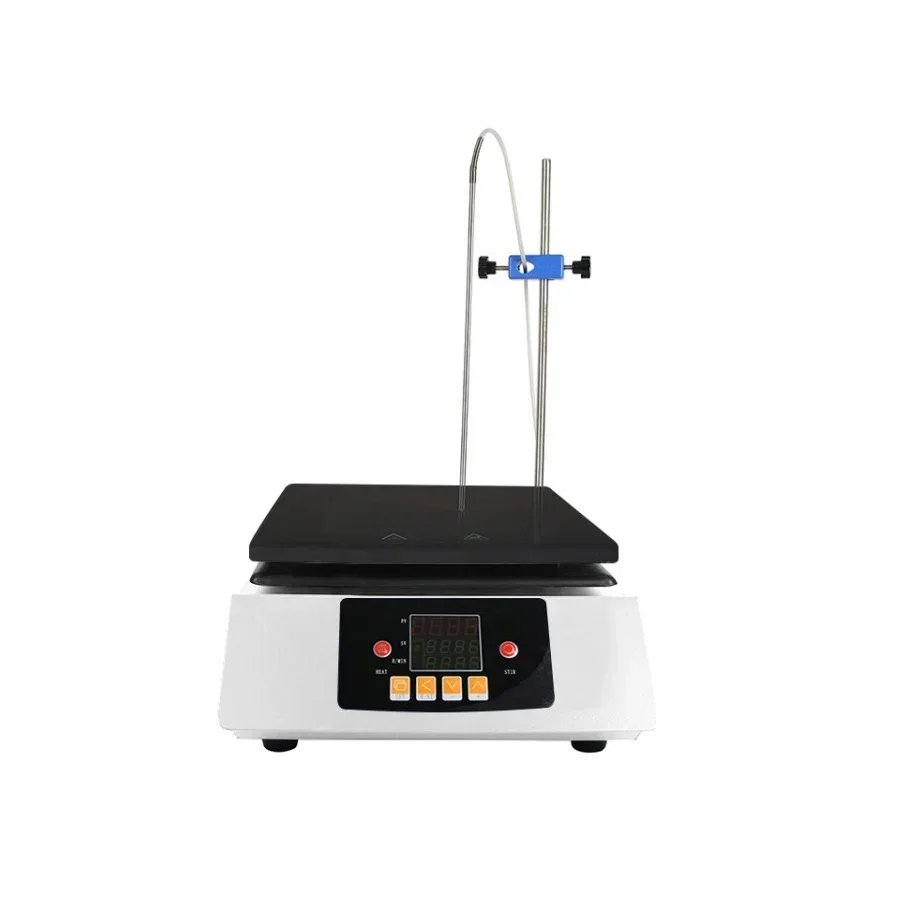 Lab Magnetic Stirrer Hot Plate - Placa Agitadora Magnética Multiposición para Laboratorio,