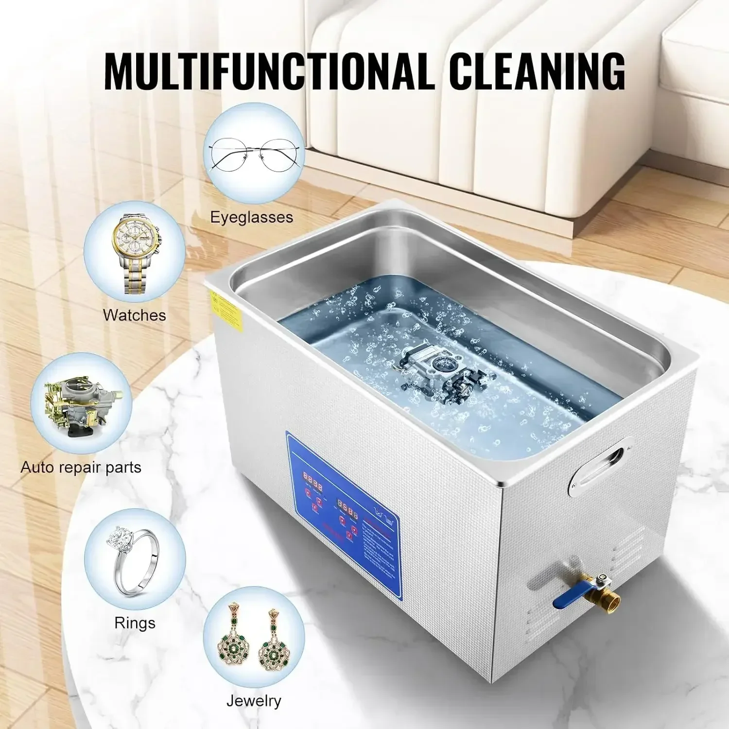 Ultrasonic Cleaner 30L Industrial - ¡Stock Limitado! Limpiador Ultrasónico Profesional, Limpiador