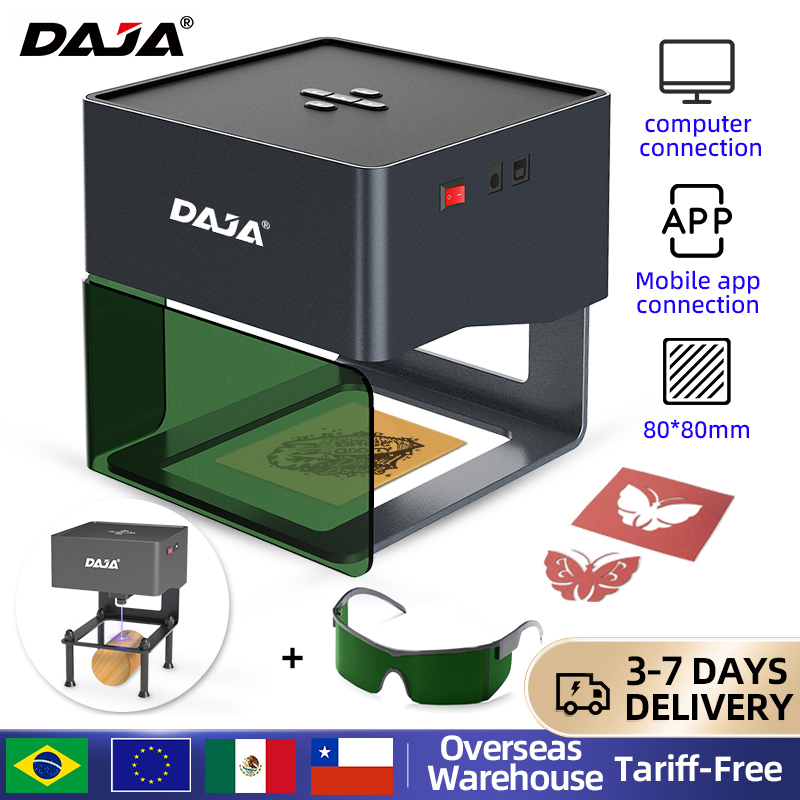 Fiber Laser Marking Machine 30W - DAJA DJ6 Mini grabador láser portátil