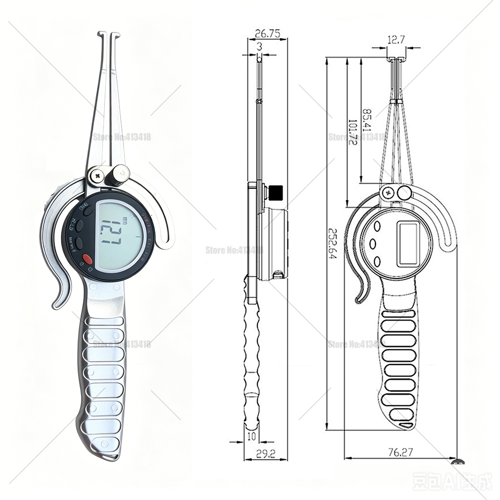 Calibrador digital externo de  - Digital Caliper 150Mm Stainless Steel reseña y precio
