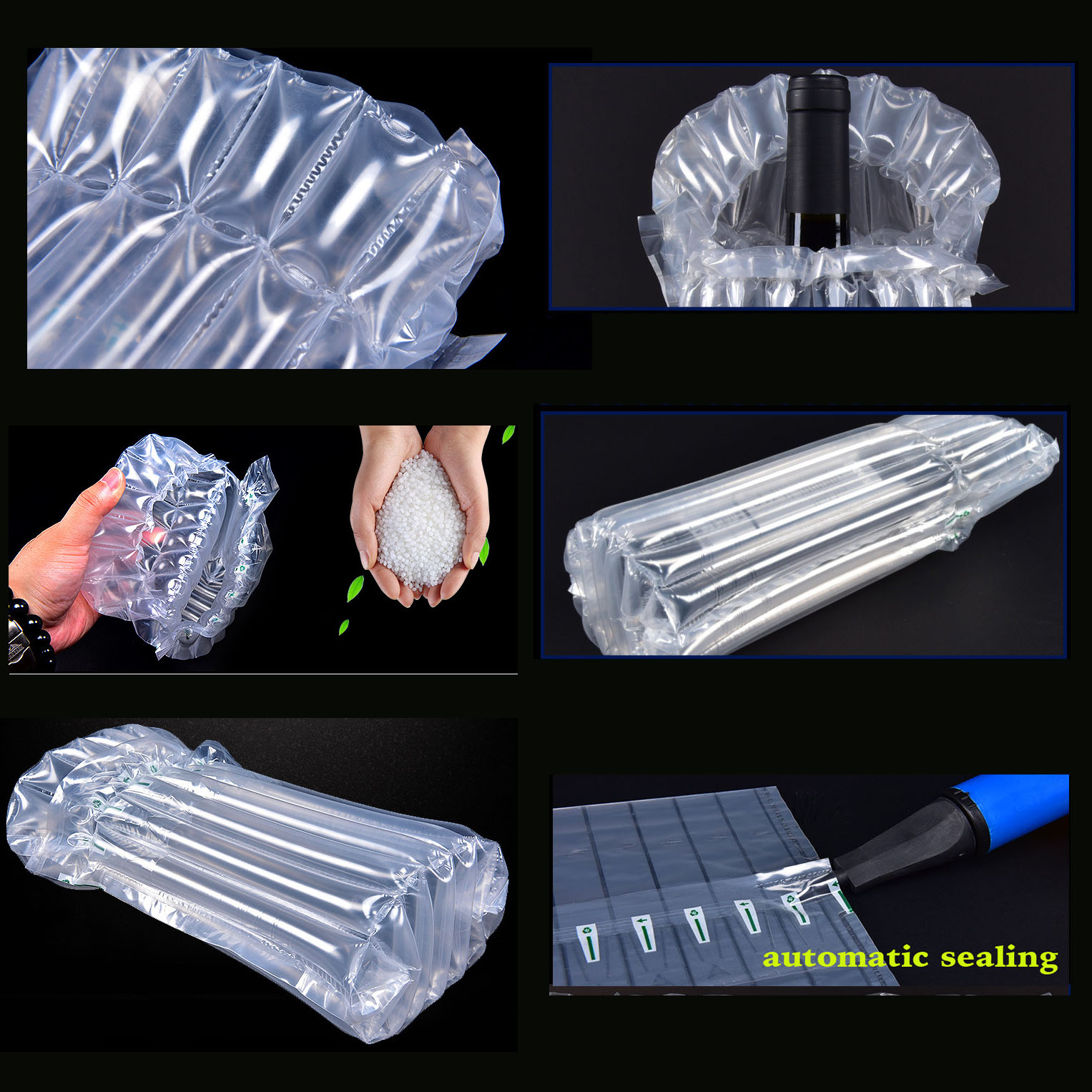 Inflatable Air Buffer Filler P - Air Bubble Wrap Roll Packaging reseña y precio