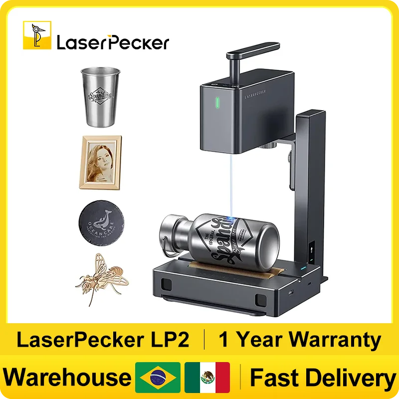 LASERPECKER grabador láser por - Fiber Laser Marking Machine 30W reseña y precio
