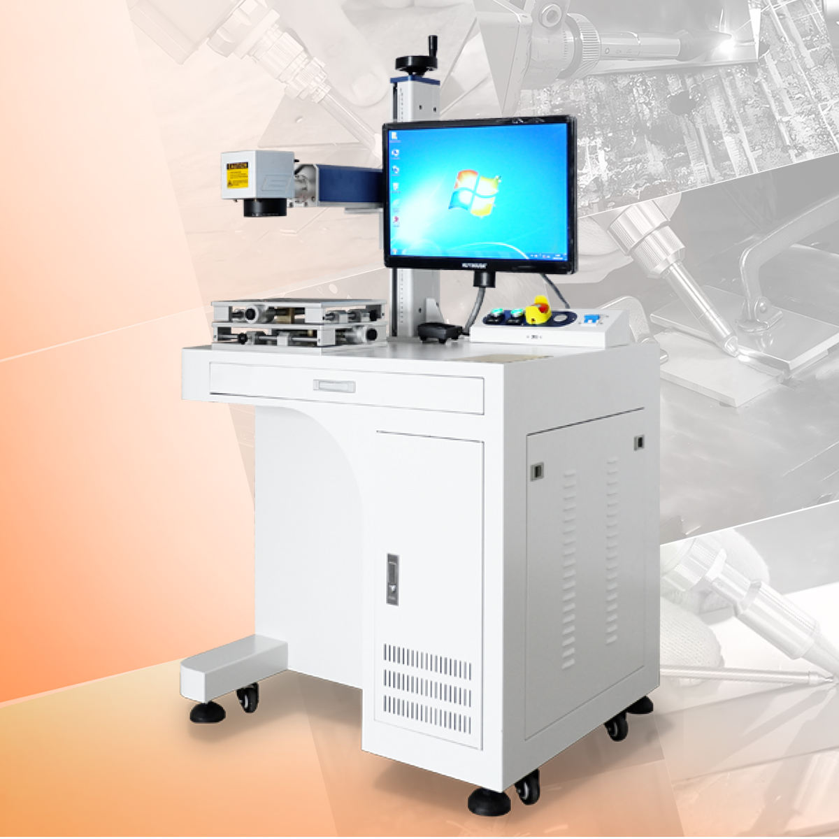 30W 50W 100W 3D Raycus Jpt Mop - Fiber Laser Marking Machine 30W reseña y precio