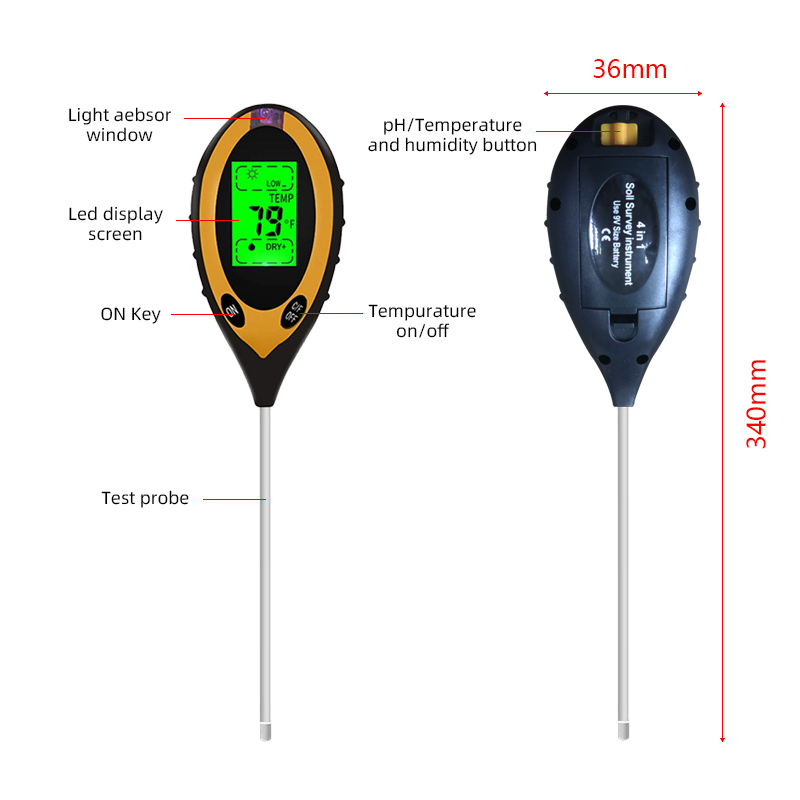 Medidor de pH del Suelo, Proba - Ph Meter Digital Water Tester reseña y precio