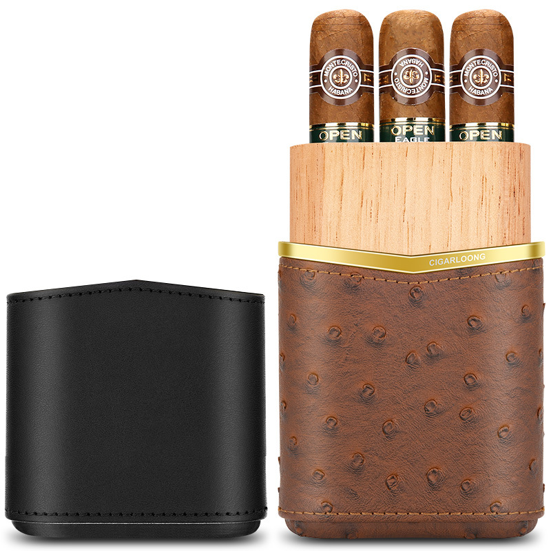 Estuche de Cuero para Cigarros - Packaging reseña y precio