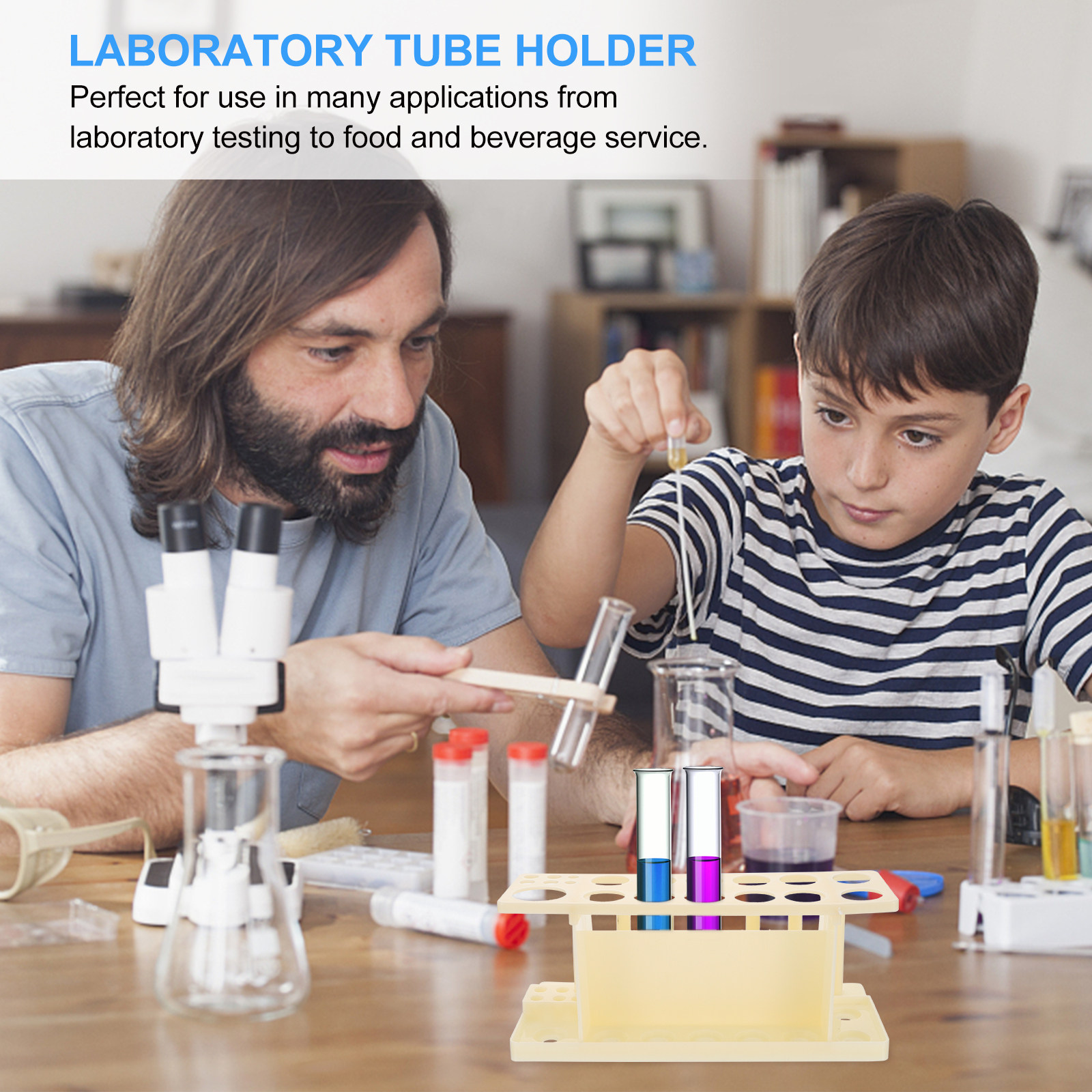 Soportes para tubos de ensayo, - Lab Equipment reseña y precio