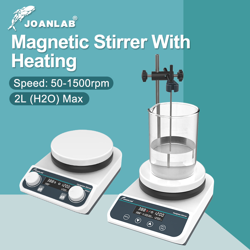 Agitador magnético JOANLAB con - Lab Magnetic Stirrer Hot Plate reseña y precio