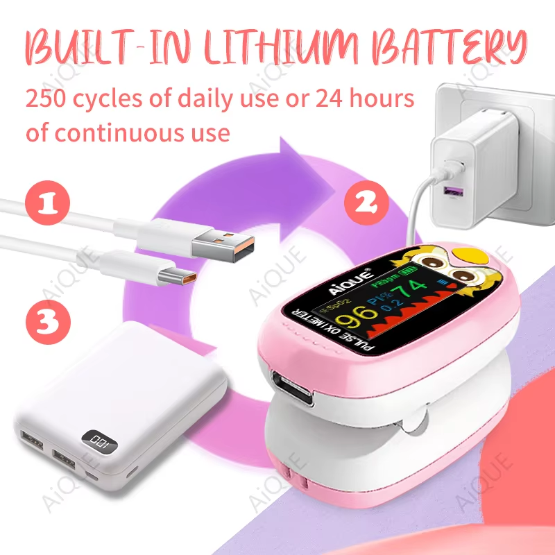 AiQUE-oxímetro de pulso para l - Pulse Oximeter Fingertip Rechargeable reseña y precio