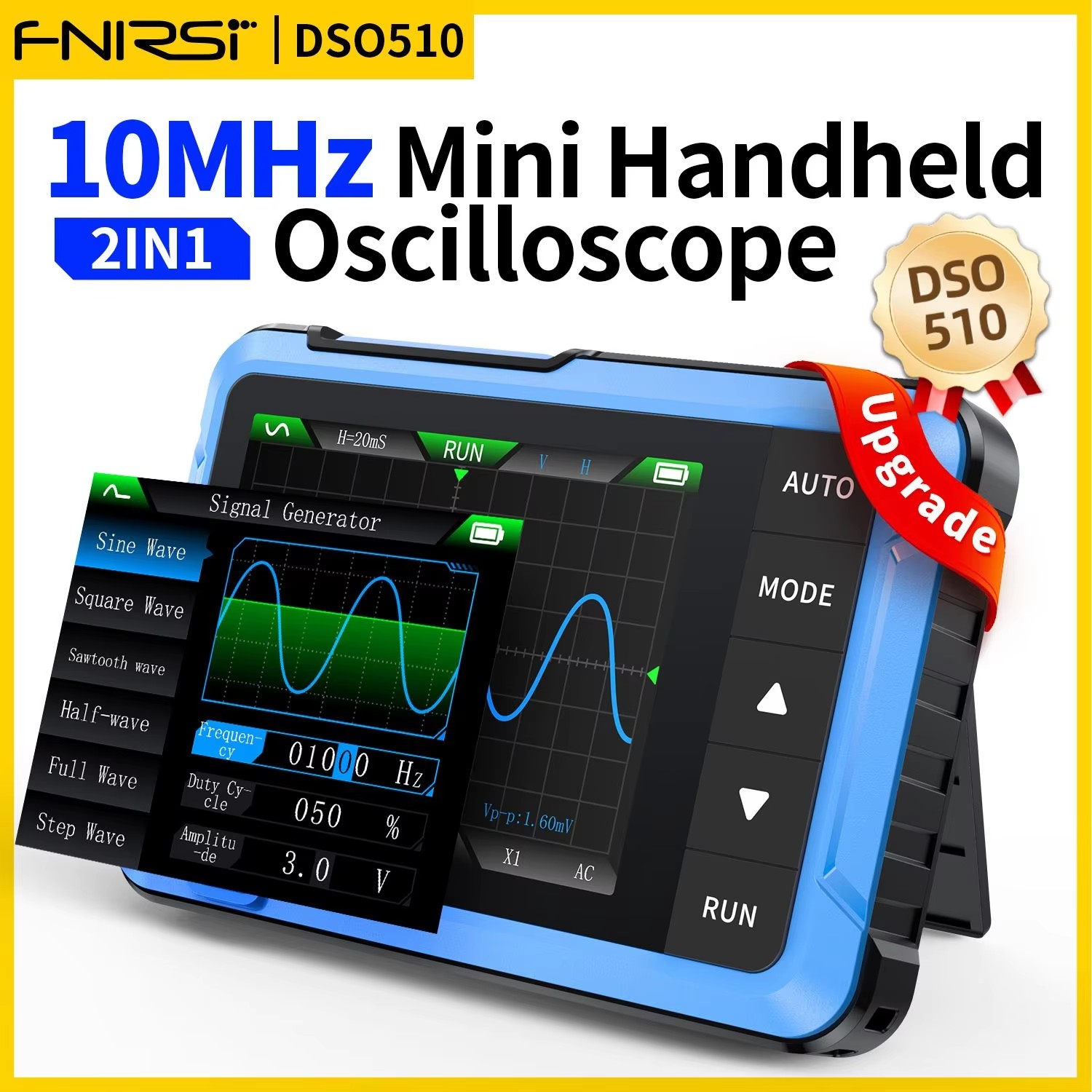 FNIRSI nuevo DSO510 DSO152 DSO - Fnirsi Digital Oscilloscope Handheld reseña y precio