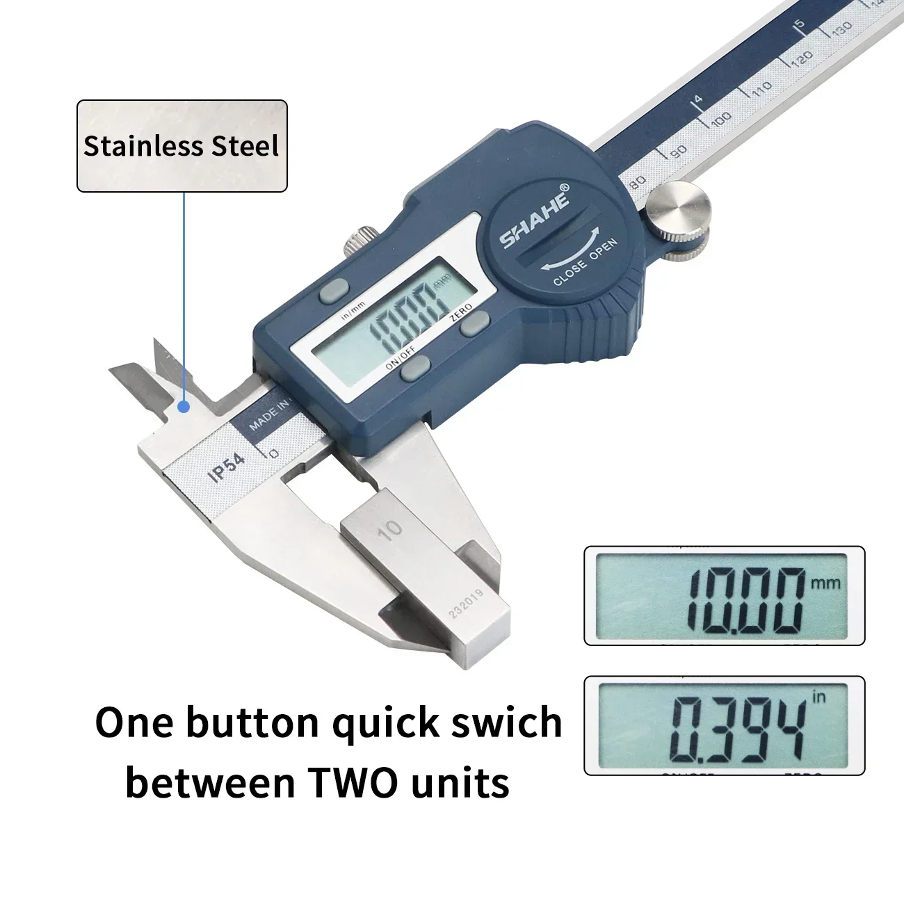 Calibrador digital SHAHE, herr - Digital Caliper 150Mm Stainless Steel reseña y precio