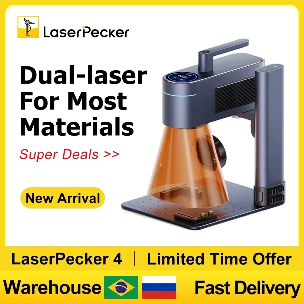 LASERPECKER 4 LP4 Máquina de g - Fiber Laser Marking Machine 30W reseña y precio