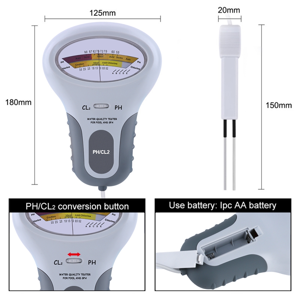 Medidor de Calidad del Agua Po - Ph Meter Digital Water Tester reseña y precio