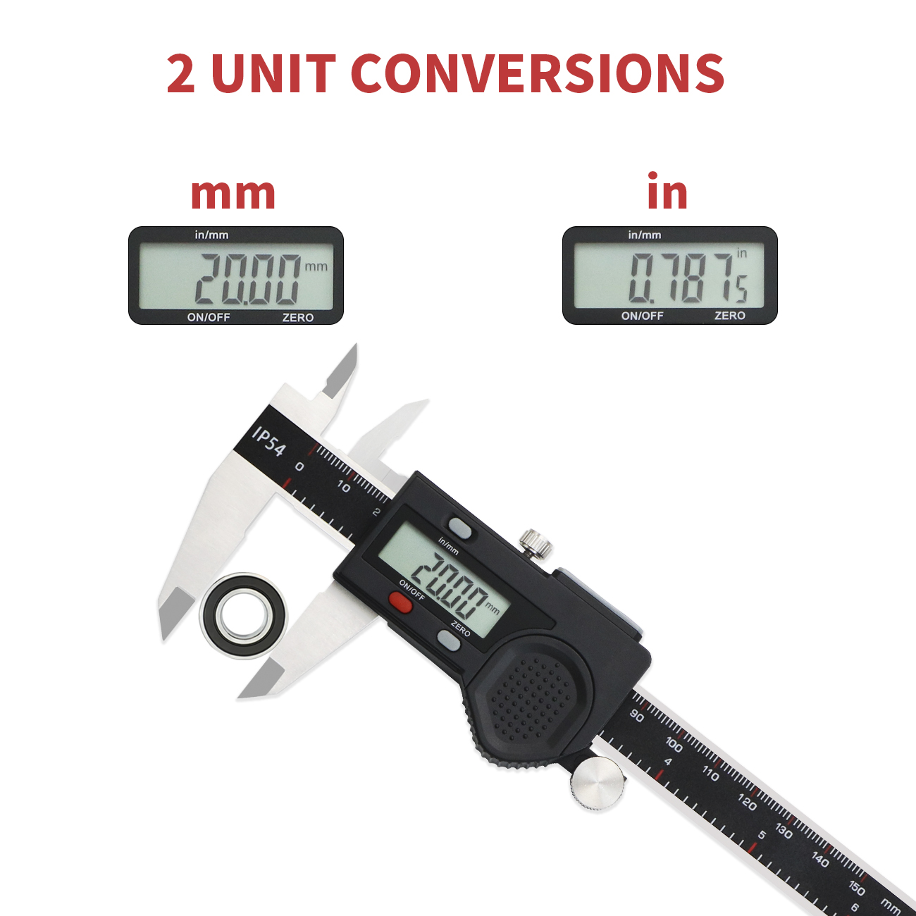 Calibrador Digital SHANHR IP54 - Digital Caliper 150Mm Stainless Steel reseña y precio