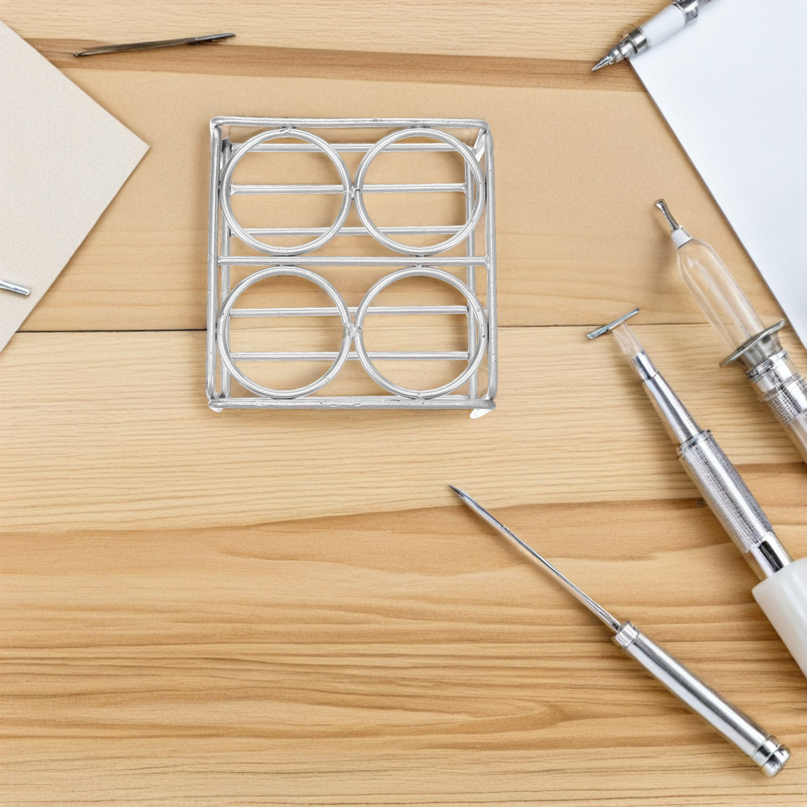 Soporte de alambre con cuatro  - Lab Equipment reseña y precio