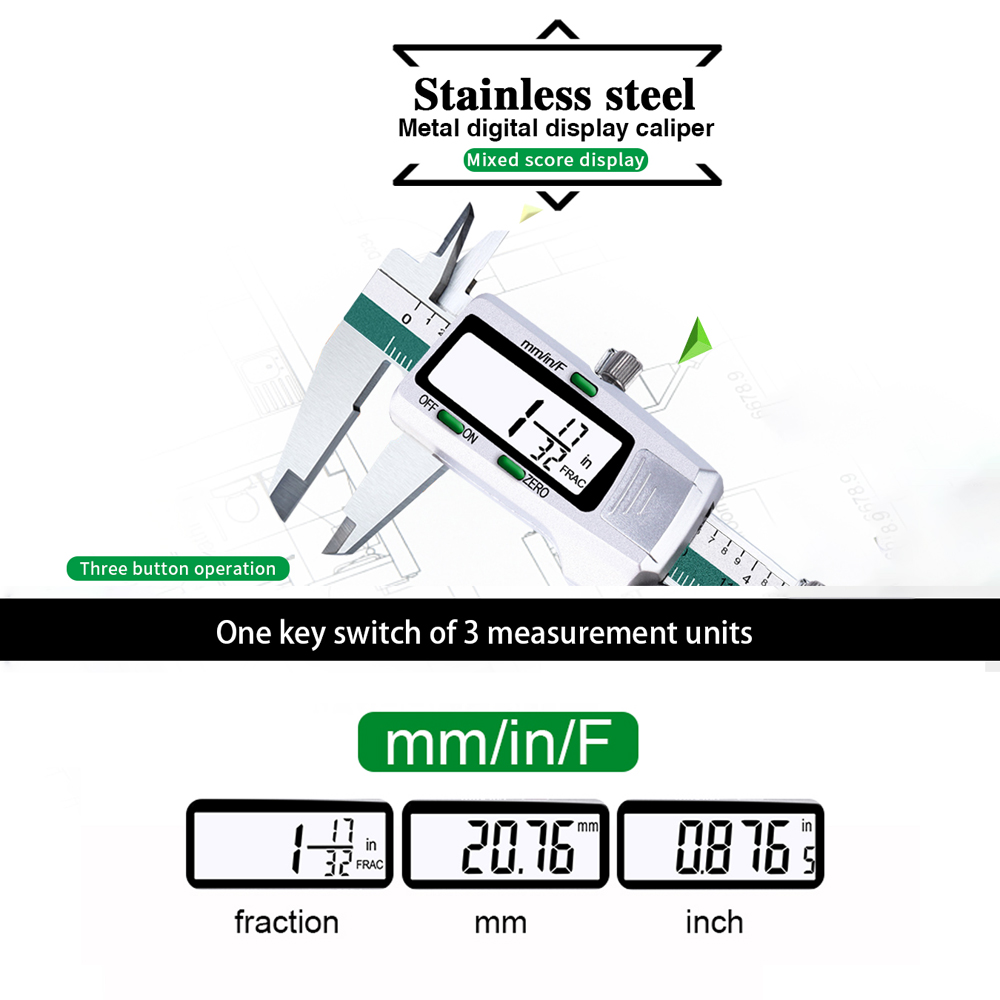 Calibrador Vernier electrónico - Digital Caliper 150Mm Stainless Steel reseña y precio