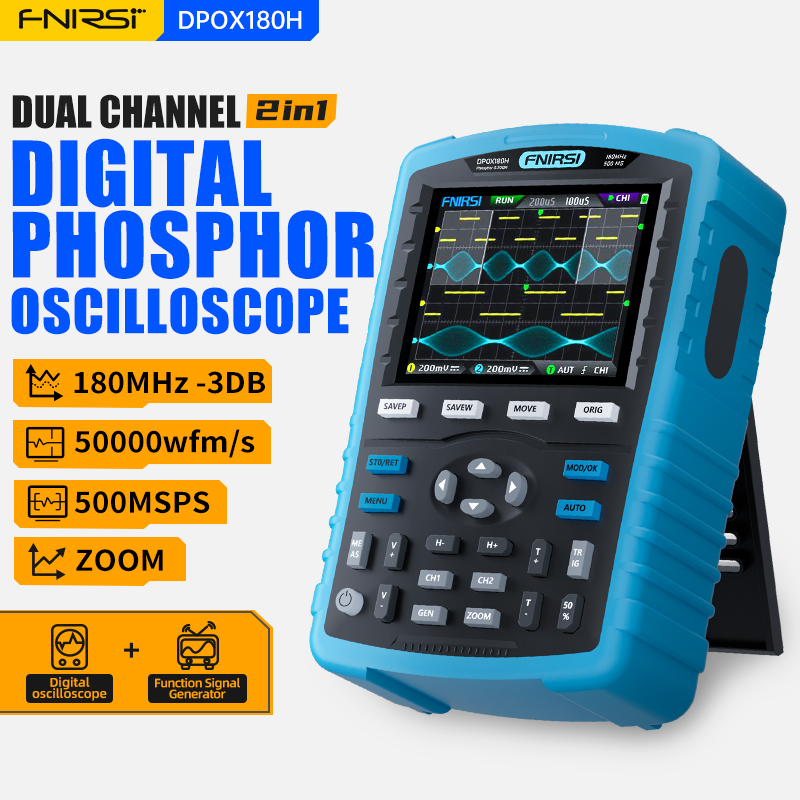 Osciloscopio Digital Portátil  - Fnirsi Digital Oscilloscope Handheld reseña y precio