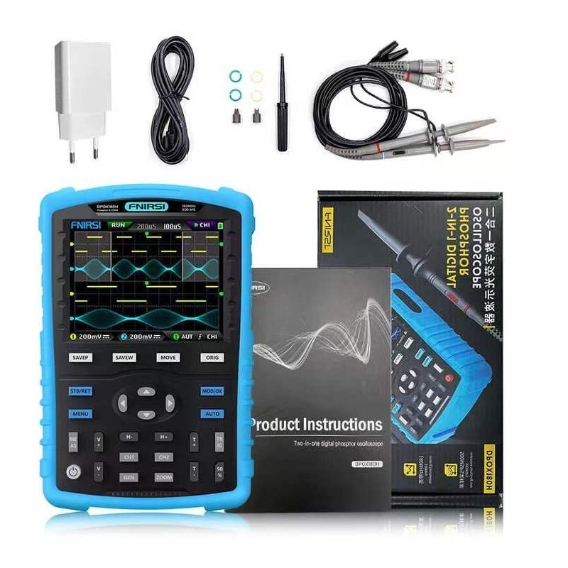 Osciloscopio Digital Portátil  - Fnirsi Digital Oscilloscope Handheld reseña y precio