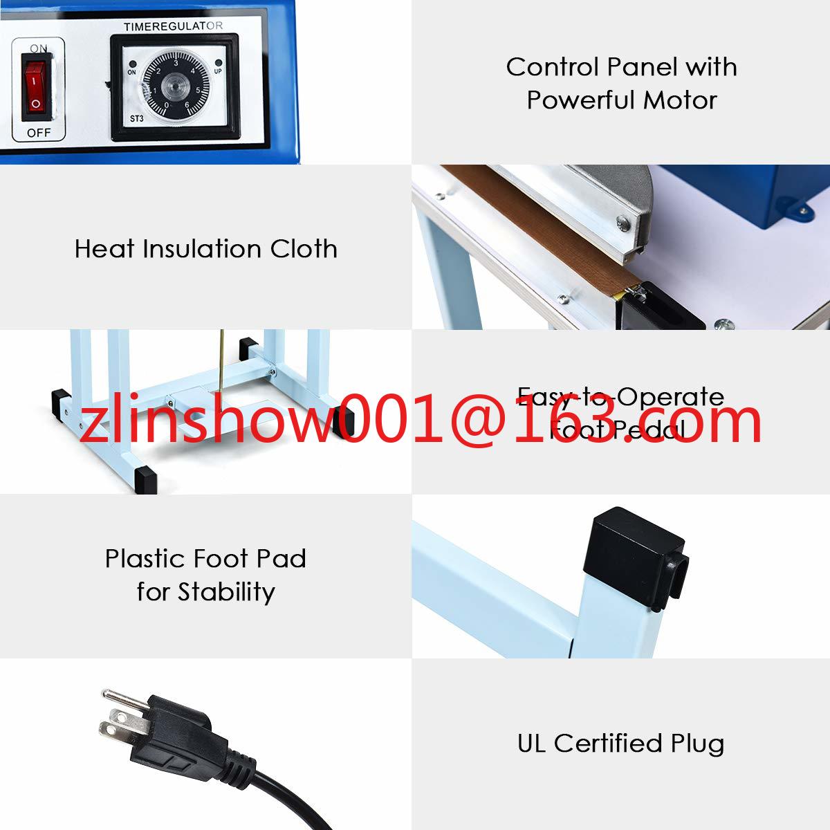 Sellador de impulso de pedal s - Plastic Bag Impulse Heat Sealer reseña y precio