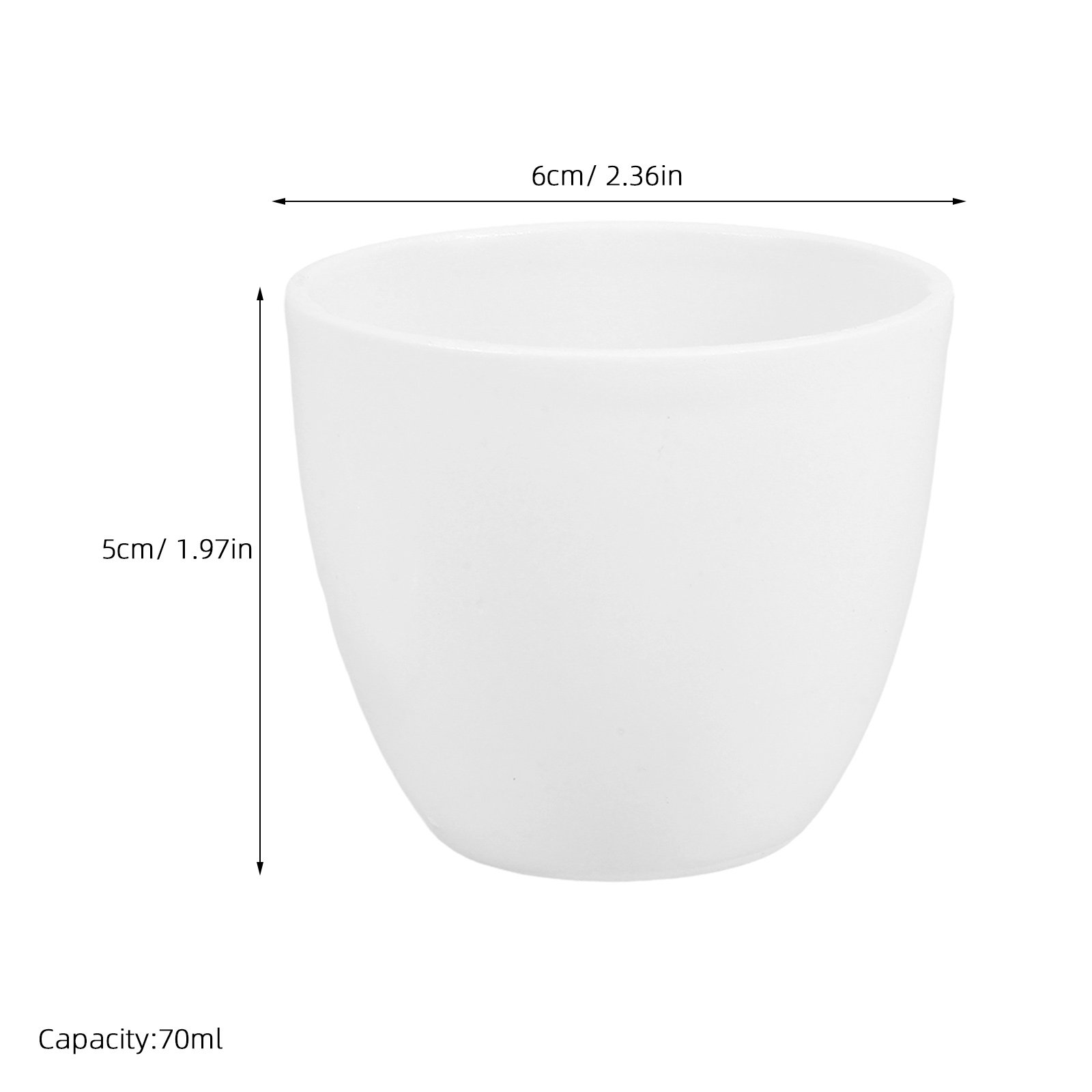 Crisol de cerámica, porcelana, - Lab Equipment reseña y precio