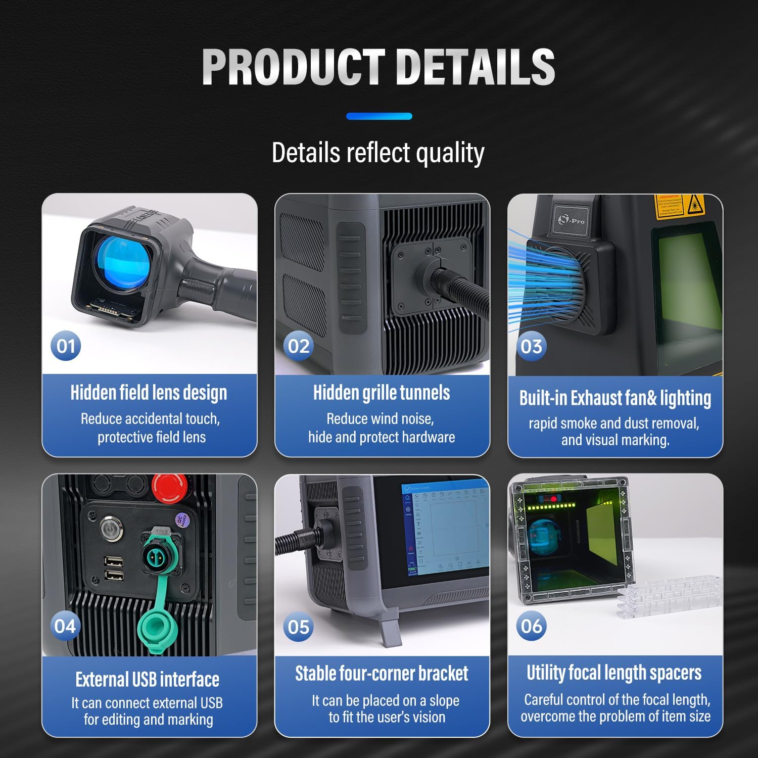 Grabador Láser de Fibra 30W, M - Fiber Laser Marking Machine 30W reseña y precio