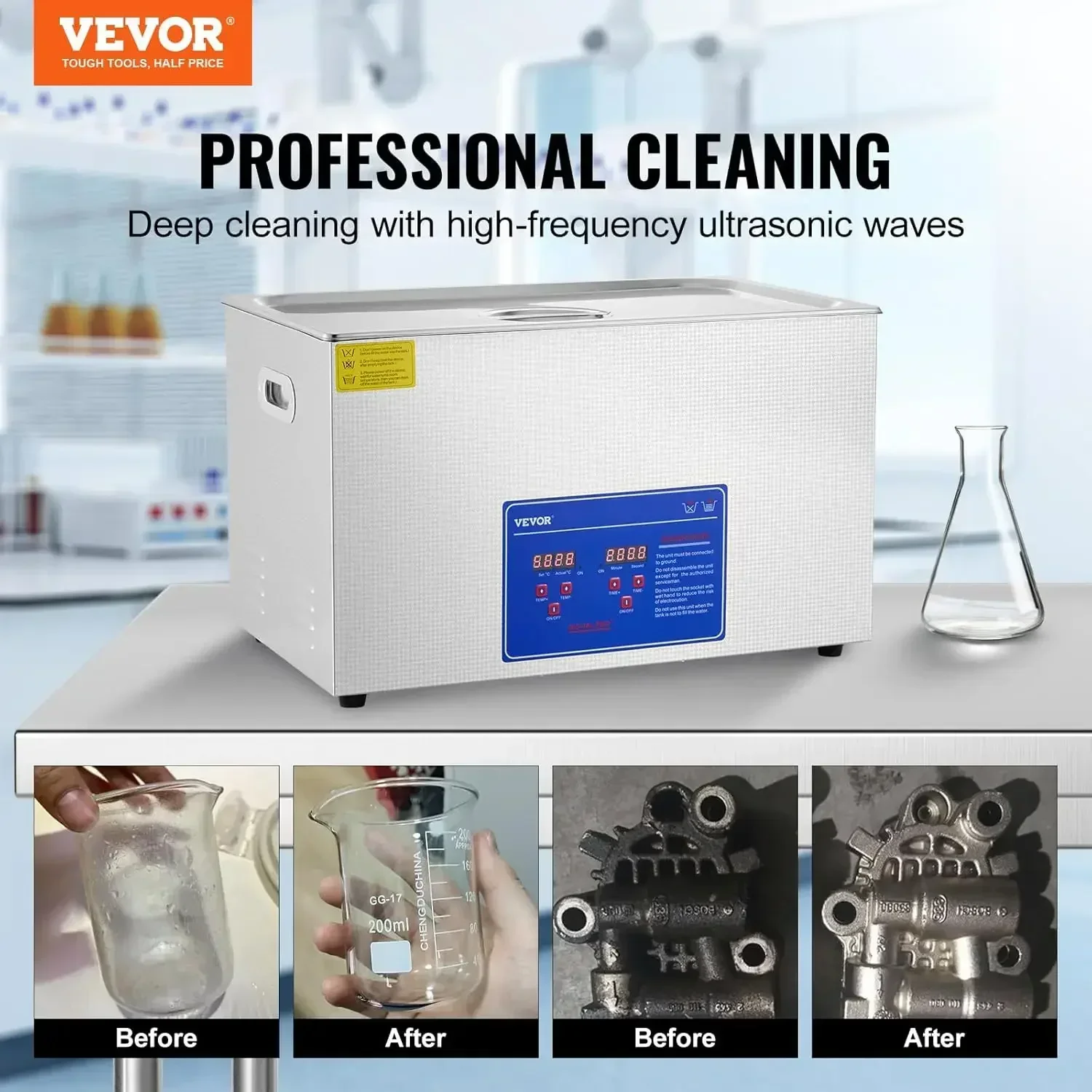 ¡Stock Limitado! Limpiador Ult - Ultrasonic Cleaner 30L Industrial reseña y precio
