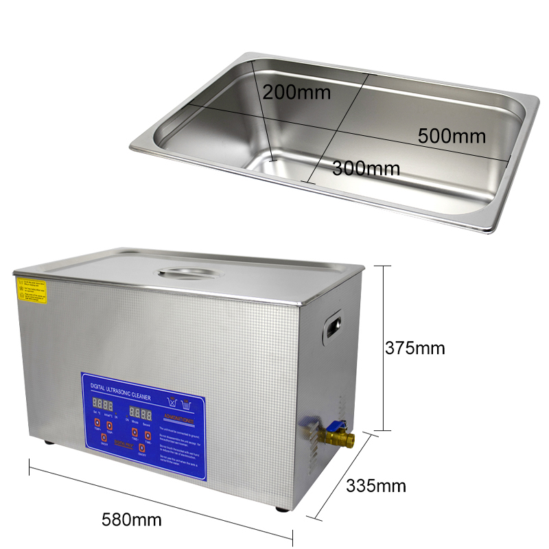 Limpiador Ultrasónico Digital  - Ultrasonic Cleaner 30L Industrial reseña y precio
