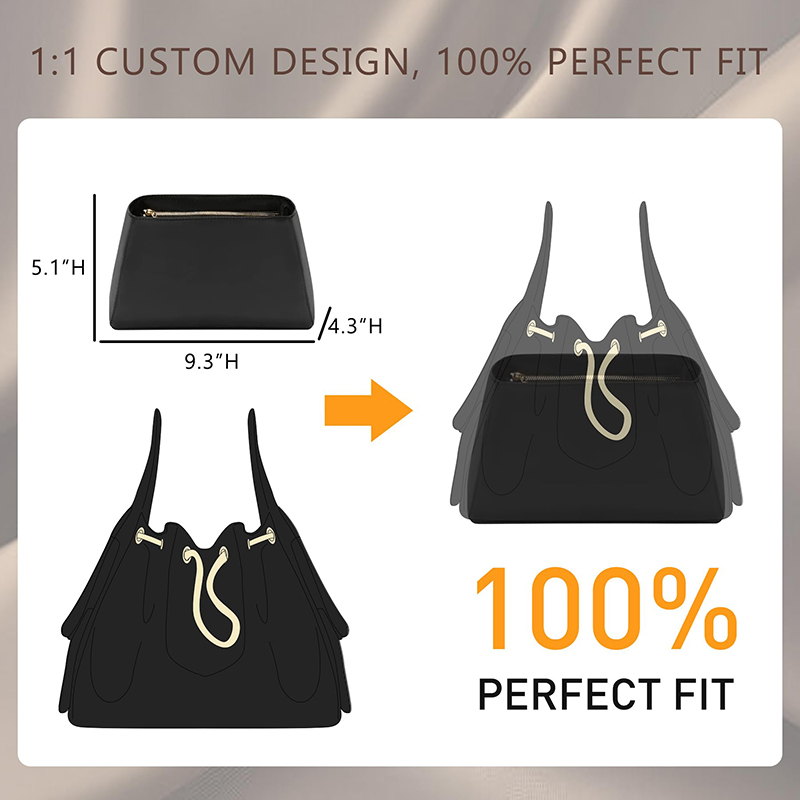 Organizador de bolsos de nailo - Packaging reseña y precio