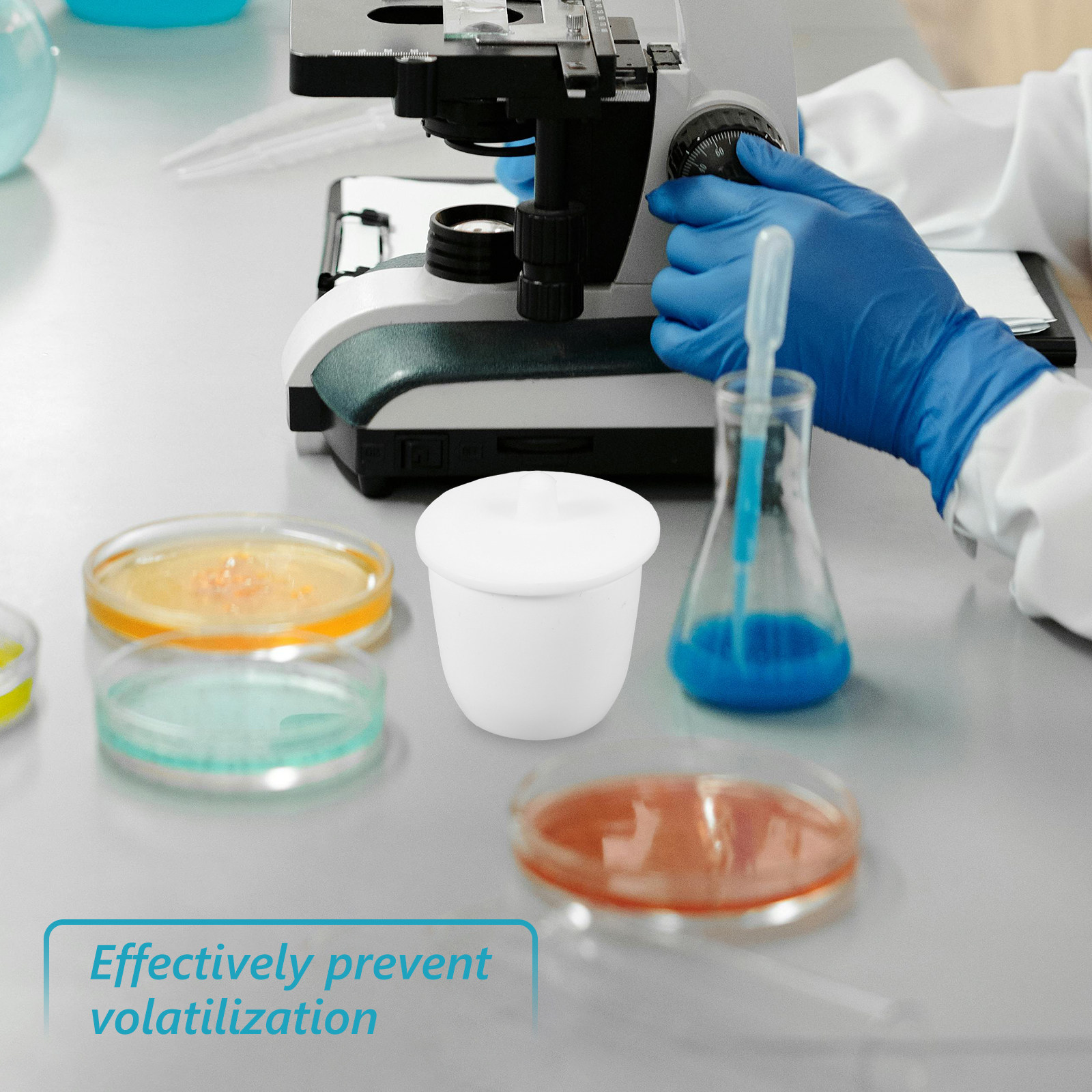 Crisol de laboratorio de PTFE, - Lab Equipment reseña y precio